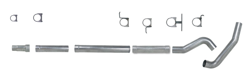 Diamond Eye Kit 5in CB Mflr Rplcment Pipe Sgl AL: 94-97 Ford 7.3L F250/F350 Pwrstroke