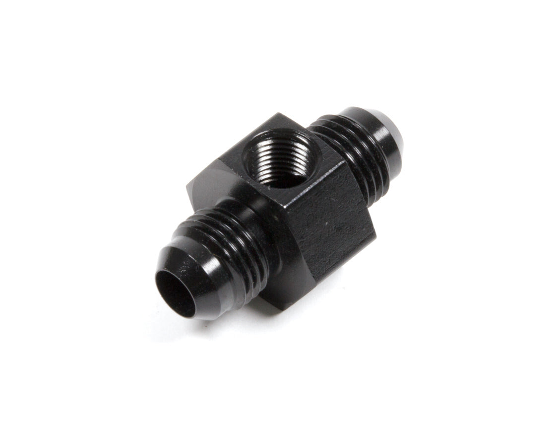 Aeroquip #6 Fuel Pressure Adapter Black - FCM5183