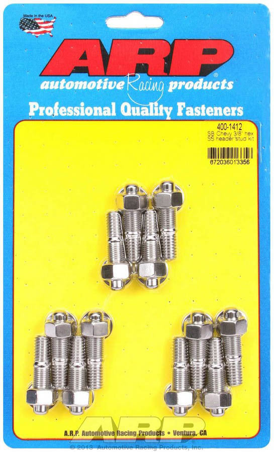 ARP SB Small Block Chevy 3/8 Hex Stainless Header - 4001412