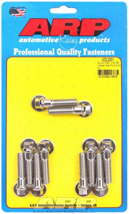 ARP Intake Manifold Bolt Kit S/S - Buick 3.8L V6 - 4232001