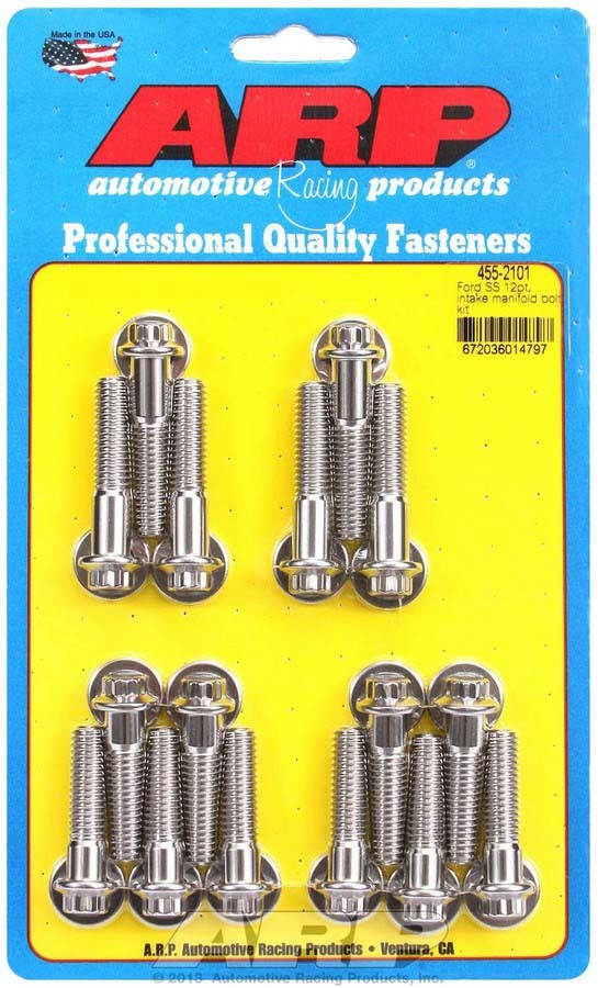 ARP Intake Bolt Kit BBF 12-Point Stainless - 4552101