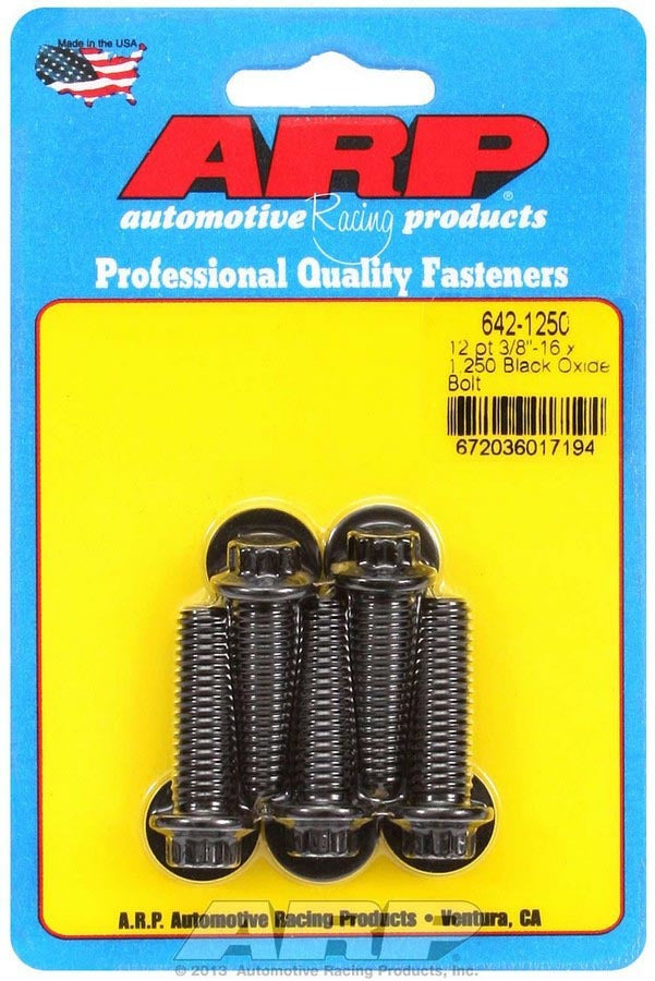 ARP Bolt Kit - 12pt. (5) 3/8-16 x 1.250 - 6421250