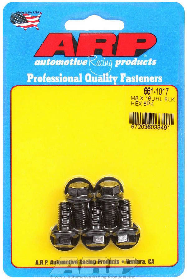 ARP Bolt Kit - 6pt. (5) 8mm x 1.25 x 16mm - 6611017