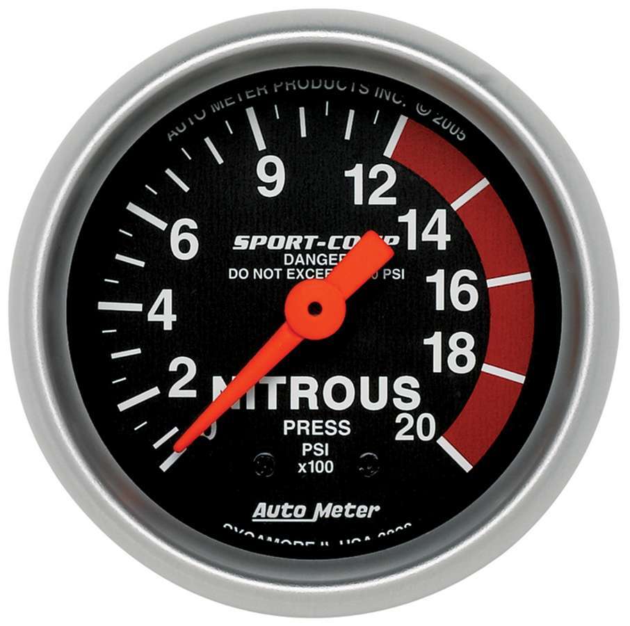 AutoMeter Td Gge Nitrous Prssure 2 1/1 - 3328