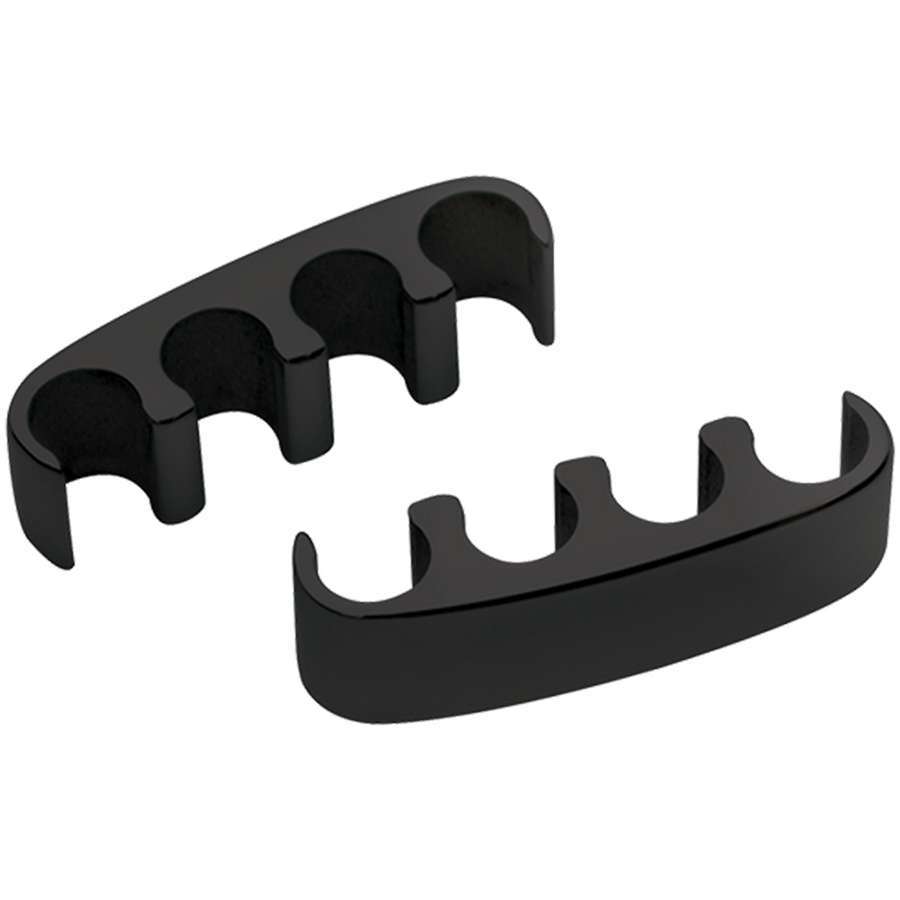Billet Specialties 4 Wire Separator Floating Black Pair - 69681