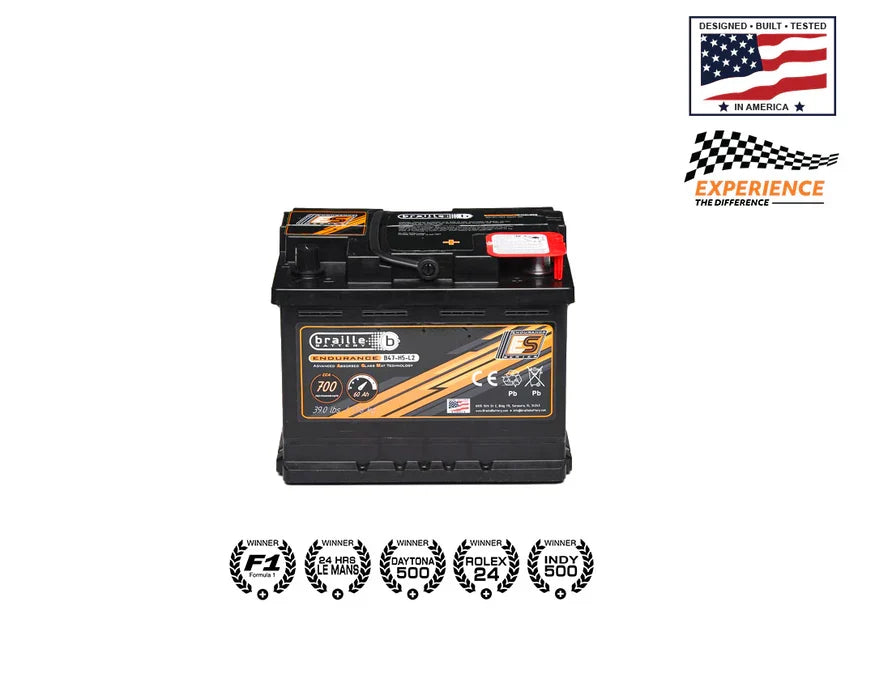 MeLe Design Braille Endurance AGM Battery Group Size 47 H5 L2