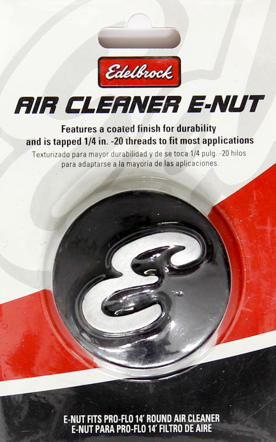 Edelbrock Nut - Air Cleaner 2-1/8 Dia. Black Anodiized - 4271