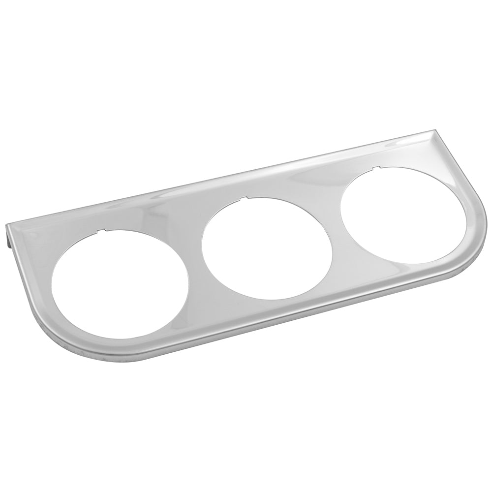 Equus Gauge Mount Panel 2 in Chrome Triple - E9823