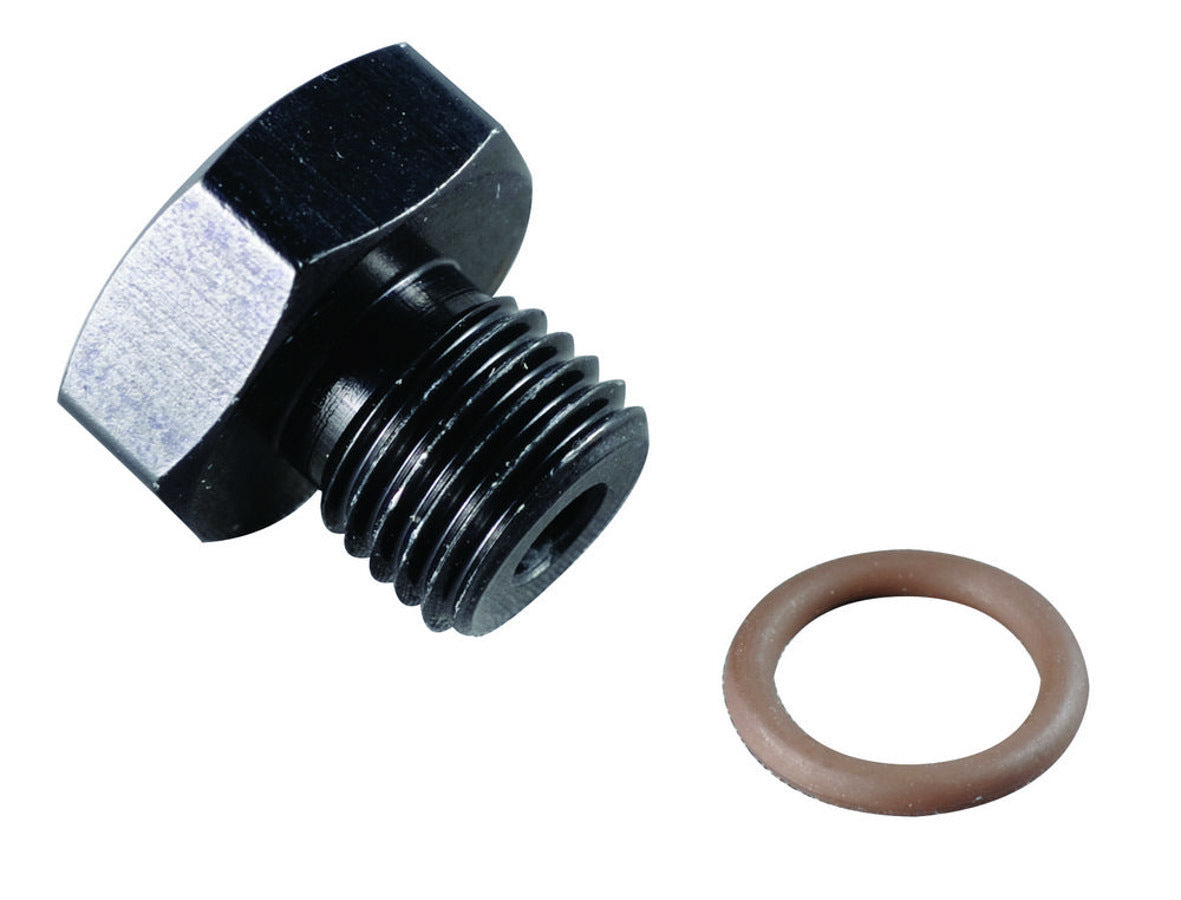 #6 Port Plug 9/16-18 Black - 481406BL