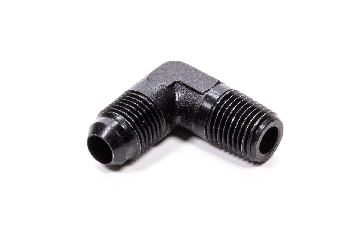 90 Deg Adapter Fitting #4 x 1/8 MPT Black - 482204BL