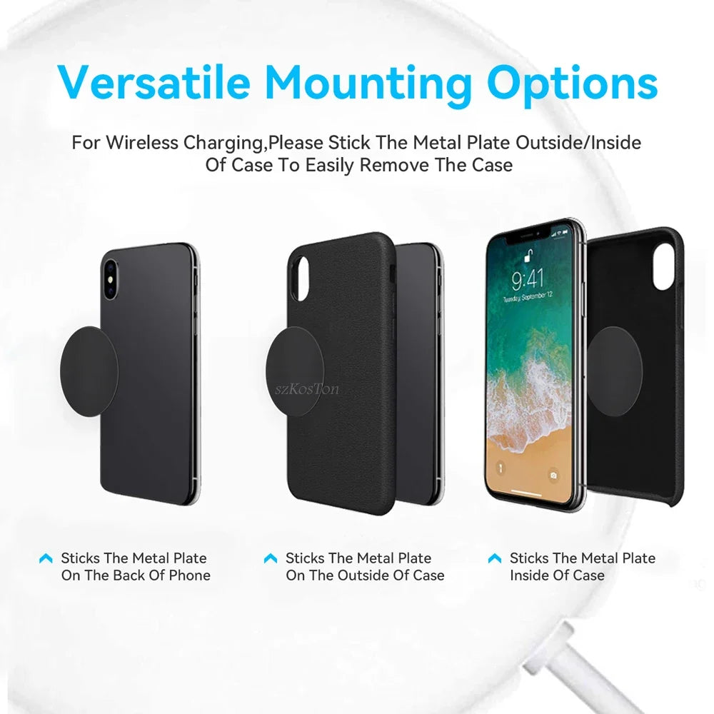 Magnetic Phone Plate Sticker | Universal Car Mount Magnet for Phone Holder