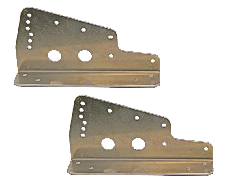 Kirkey Seat Mount Floor 3/16in Aluminum 2-pc - 99214