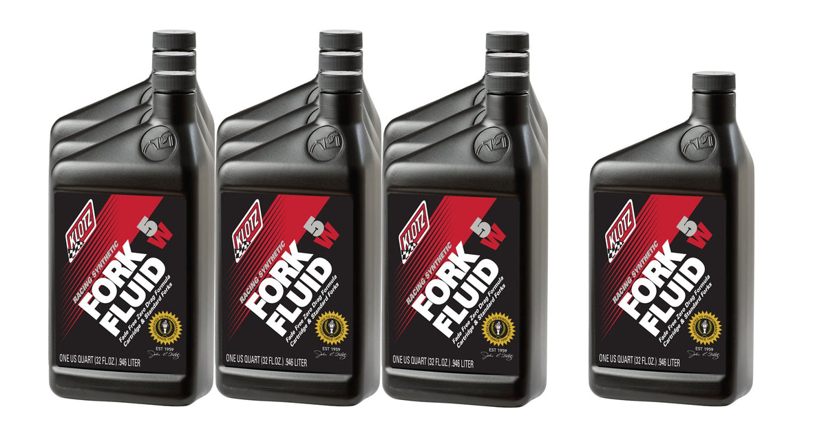 5W Racing Synthetic Shock Oil Case 10x1Qt - KL505