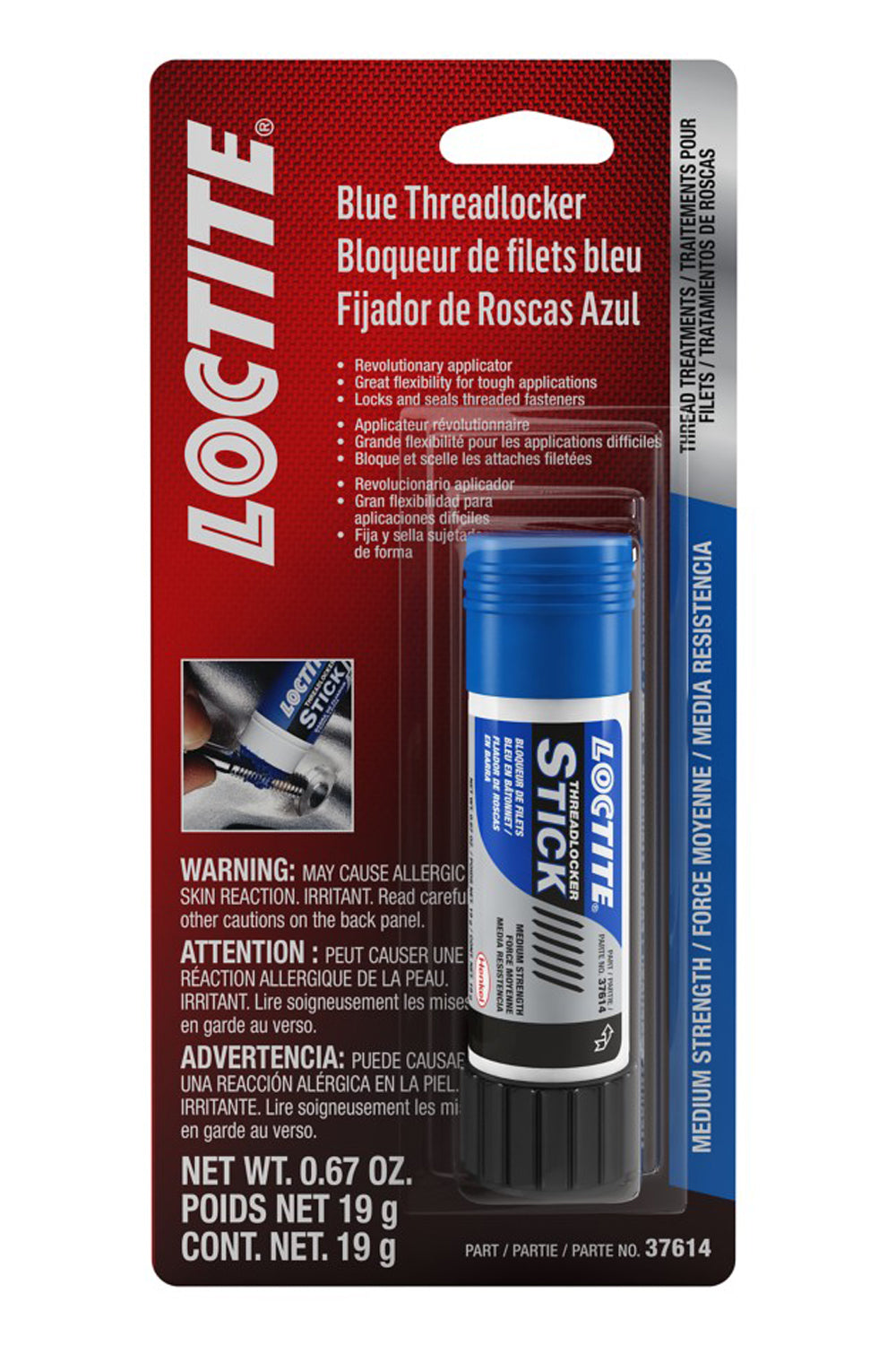 Loctite Threadlocker Blue Stick 19g/.67oz - 504466