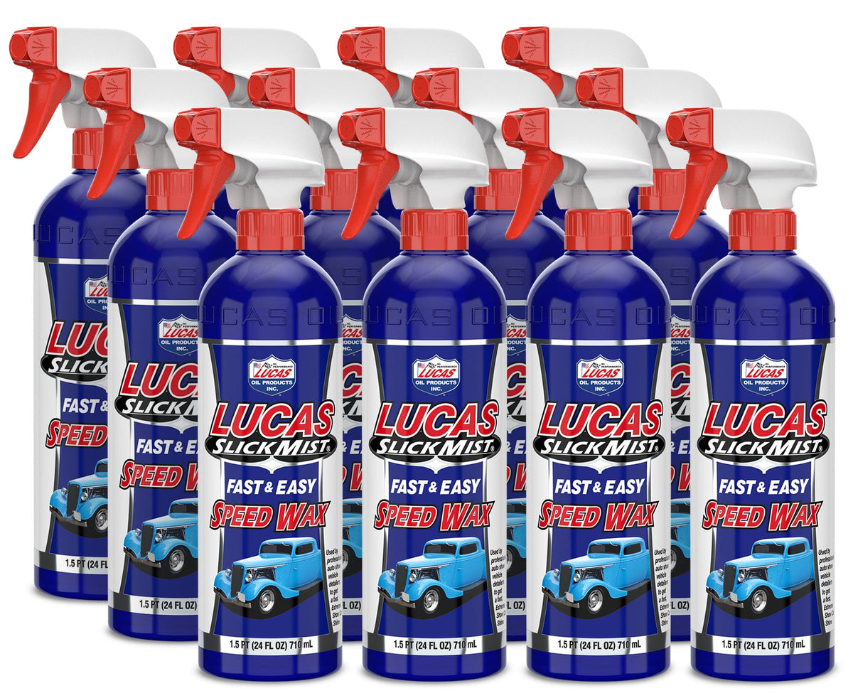 Lucas Oil Slick Mist Speed Wax 12x24oz