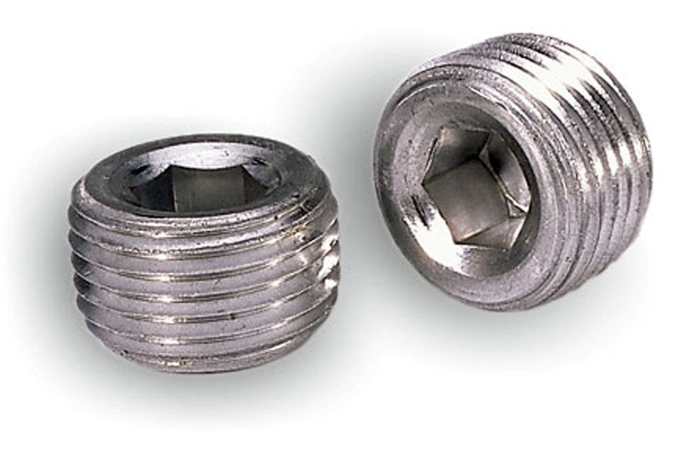 Moroso 1/2innpt Alum Pipe Plugs - 37810