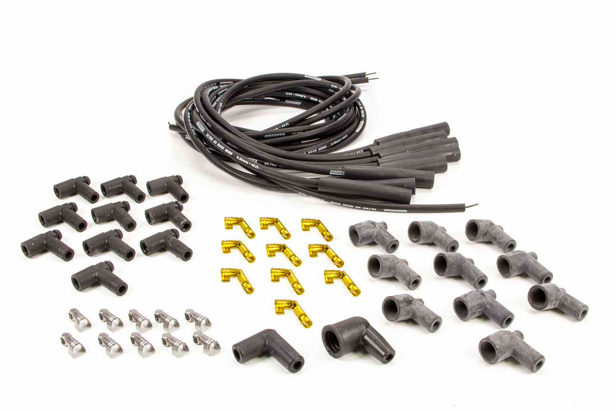 Moroso Ultra 40 Univ.black Wire Set - 73815