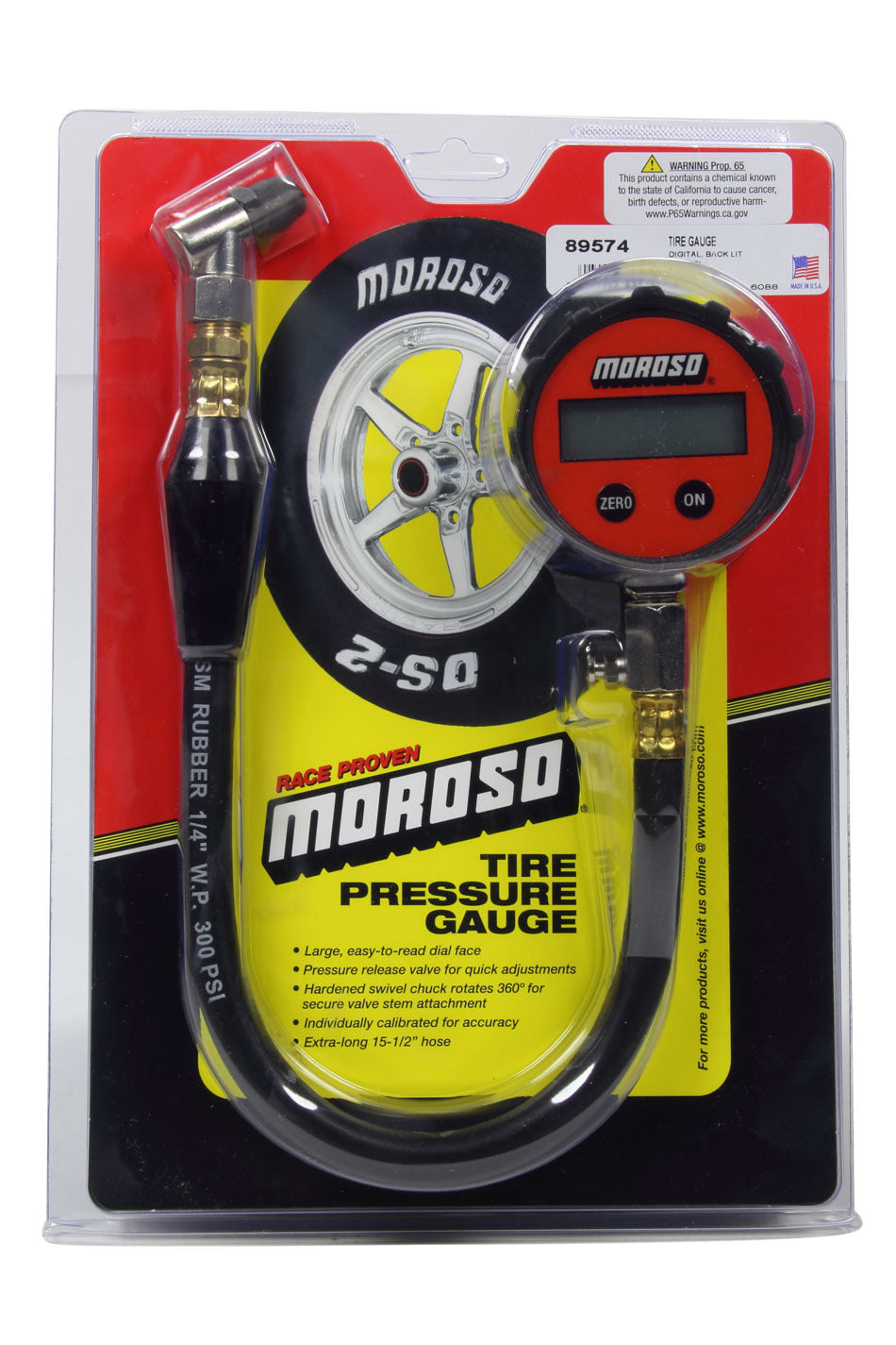 Moroso ^tg Digital Tire Gauge 0-15 P - 89574
