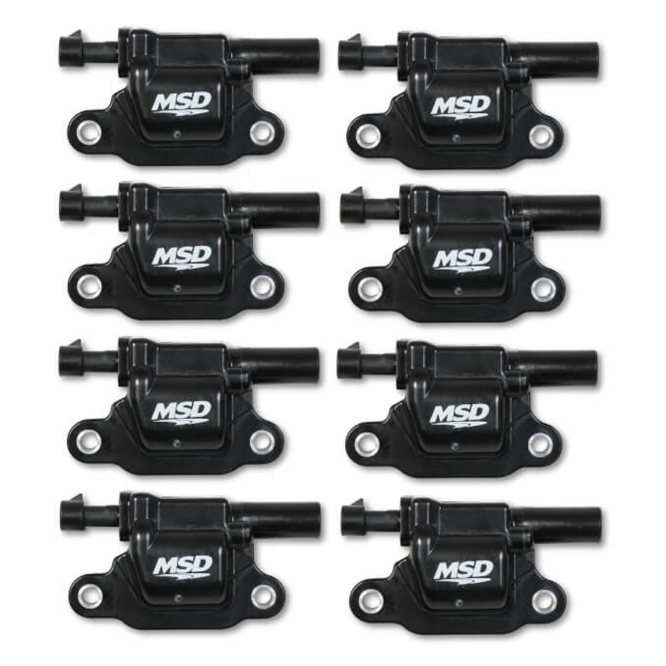 MSD Coil Black Square GM V8 2014-Up 8pk - 826683