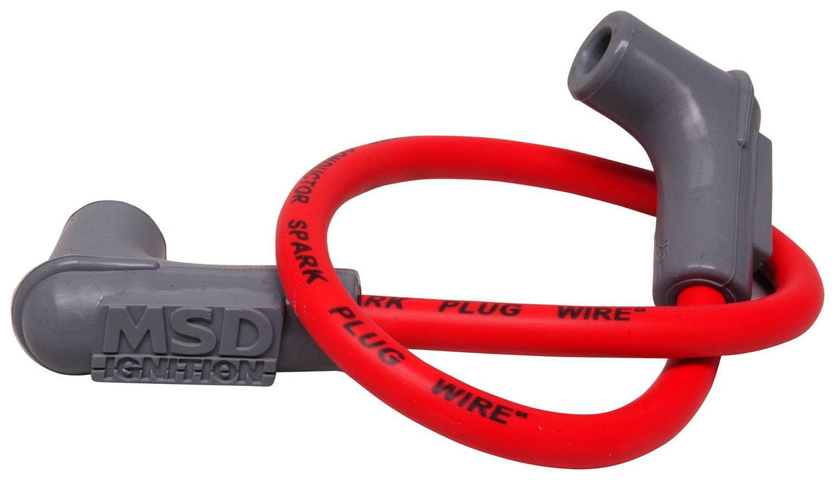 MSD HEI 8.5 Coil Wire - Red 18in Long - 84059