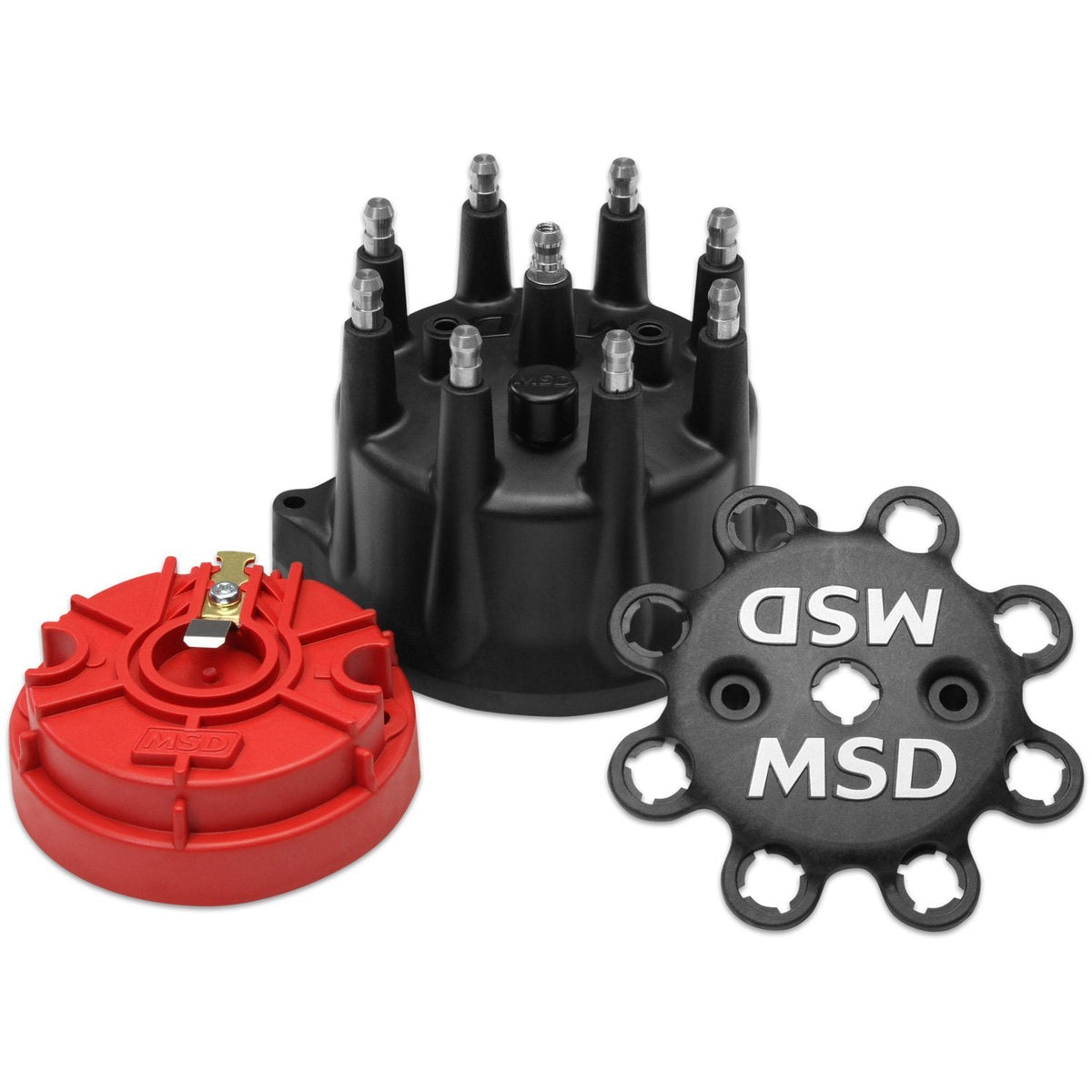 MSD Cap & Rotor Kit Black Sm Dia - 84317