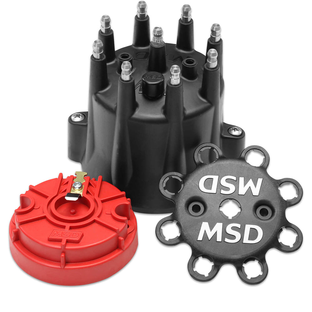MSD Cap & Rotor Kit Black HEI Term - 84336