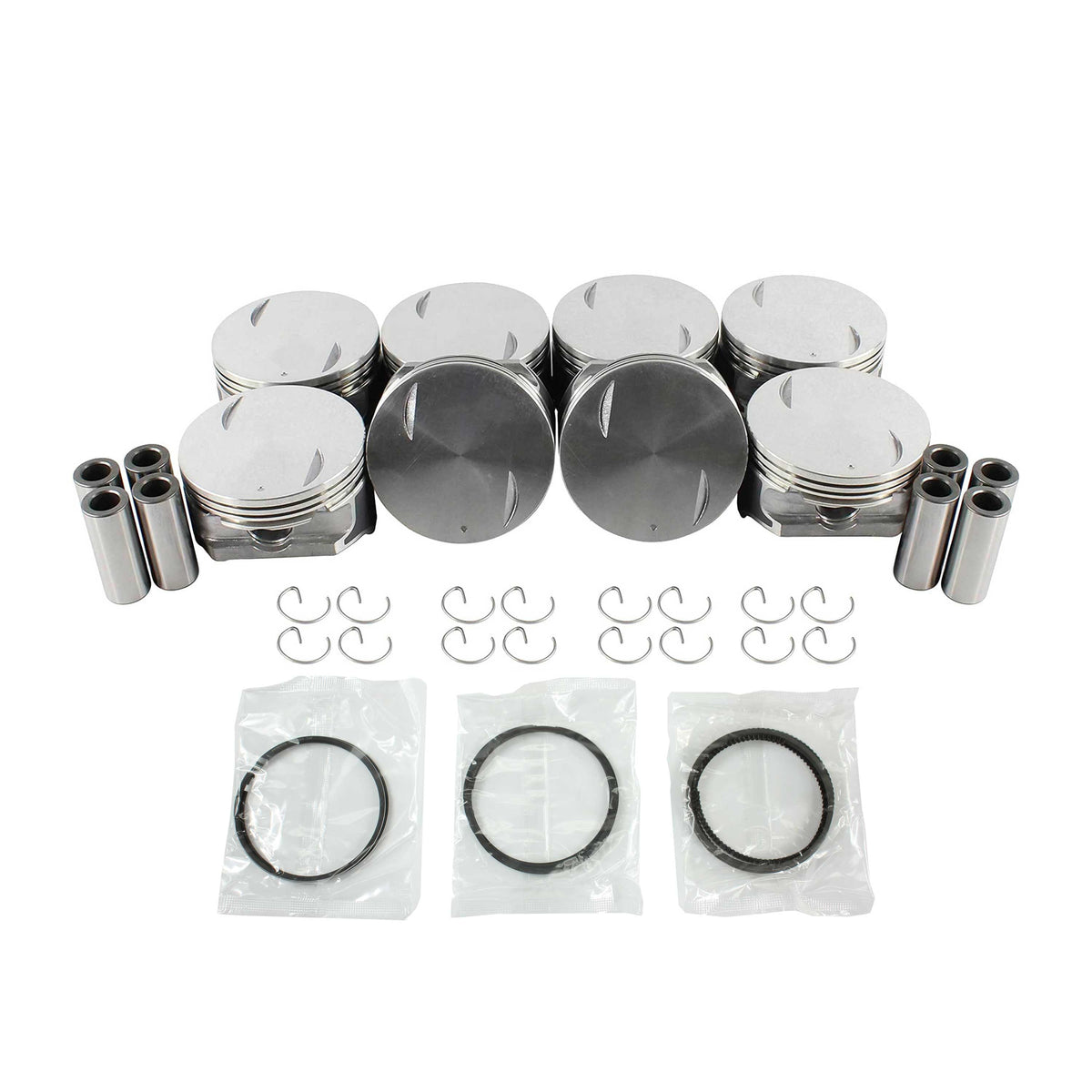 DNJ Piston and Ring Set 2001-2007 Chevrolet, GMC 8.1L