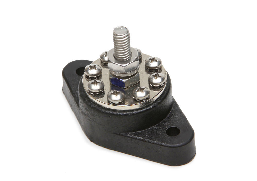Painless 8 Point Distribution Block Black - 80115