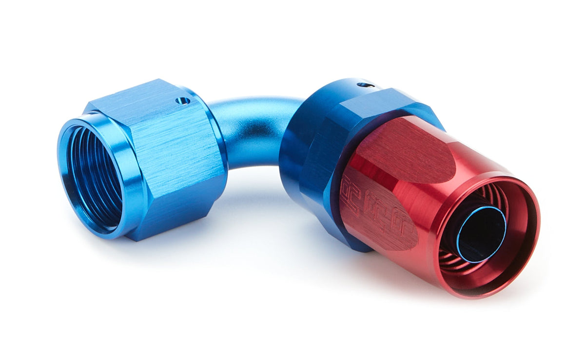 Russell #8 90 Deg Hose End