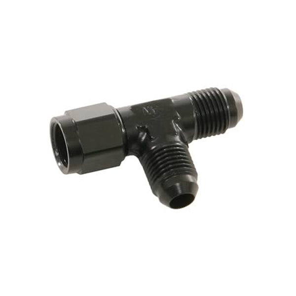 Russell 6an Tee Fitting w/Female Swivel on the Run - 614405