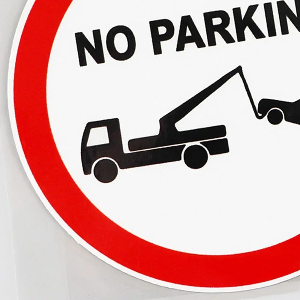 No Parking Traffic Sign Car Stickers