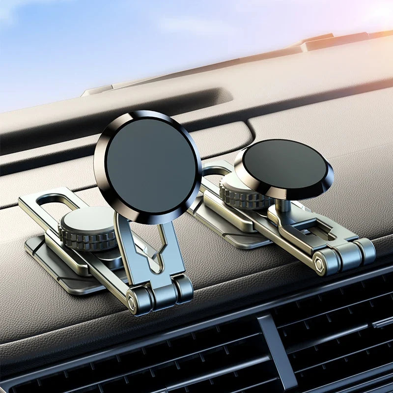 720° Rotation Magnetic Car Phone Holder | Extendable Magnet Cellphone Bracket