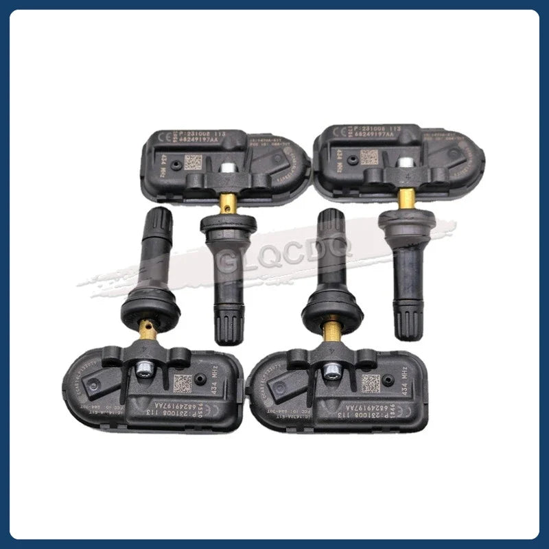4PCS 68249197AA 68239720AB For Jeep Cherokee KL 2013-2020 Tire Pressure Monitor System 434MHz Sensor
