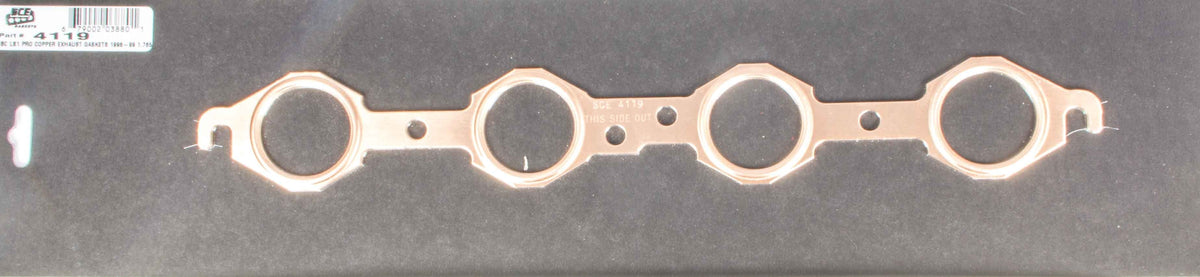 Sce Gaskets LS1 Pro Copper Exhaust Gasket - 4119