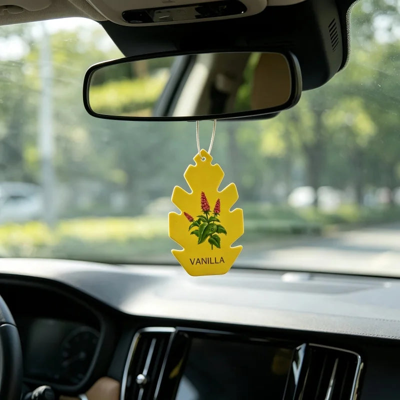 Leaf-Shaped Car Air Freshener Hanging Ornament