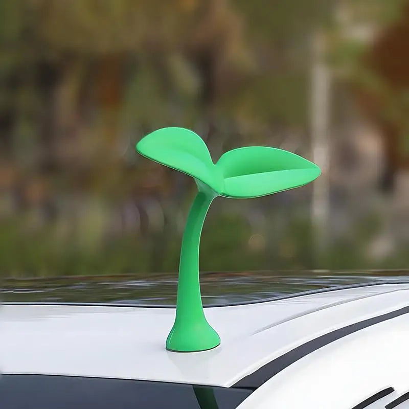3D Bean Sprout Car Ornament Sticker