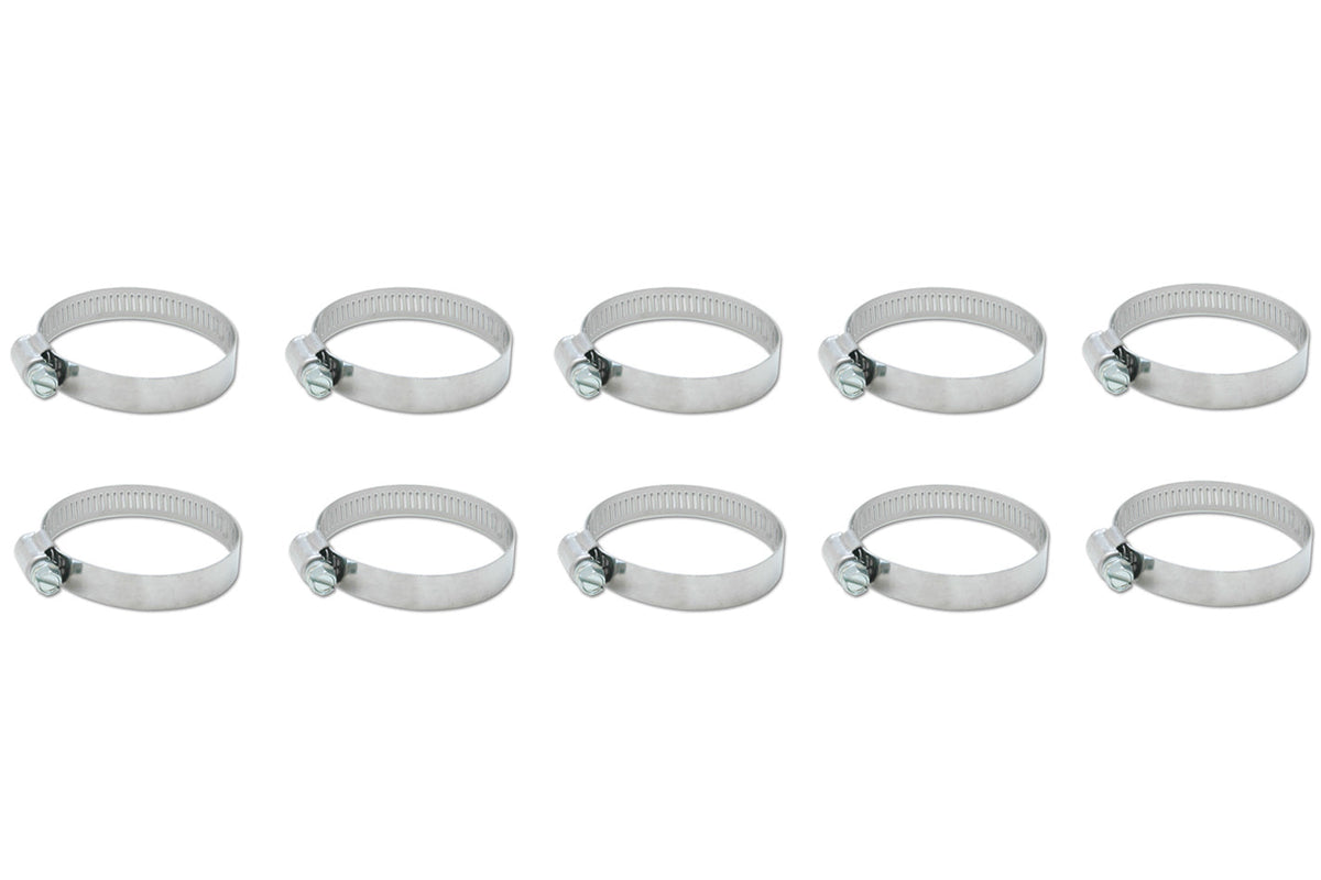 Vibrant Performance S.S S.S. Worm Gear Clamps 2.04in to 3.0in 10 Pack - 12154