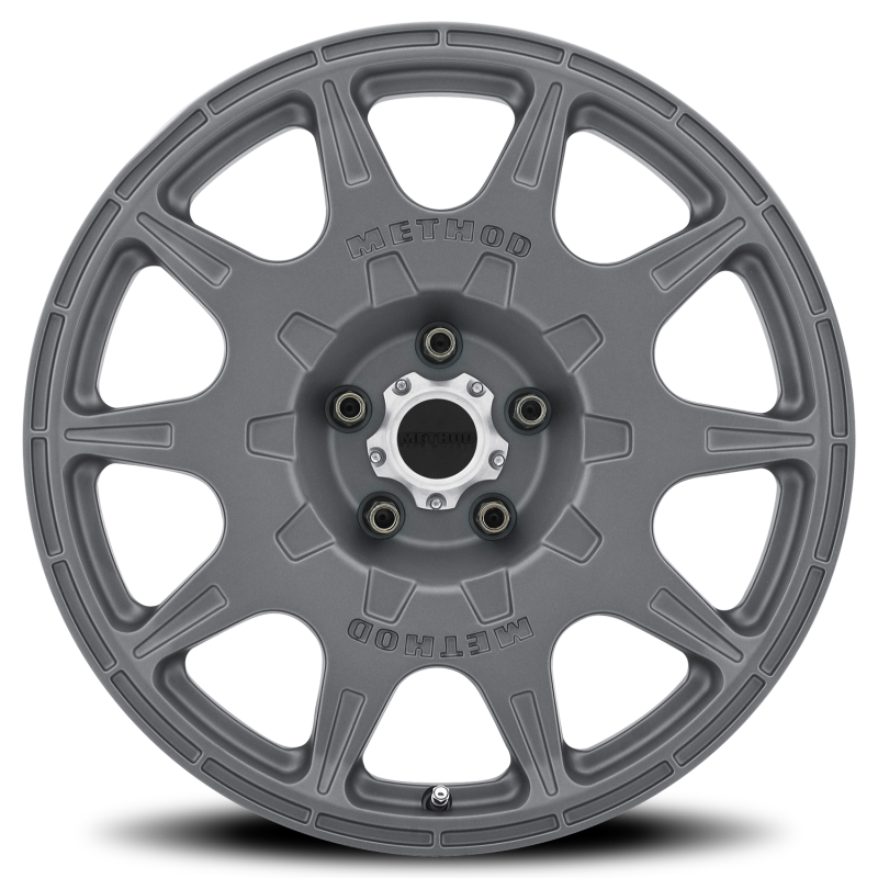 797 Offroad Method MR502 RALLY 17x8 +38mm Offset 5x4.5 67.1mm CB Titanium Wheel