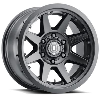 Icon Alloys Rebound Pro Satin Black Wheels - S0032