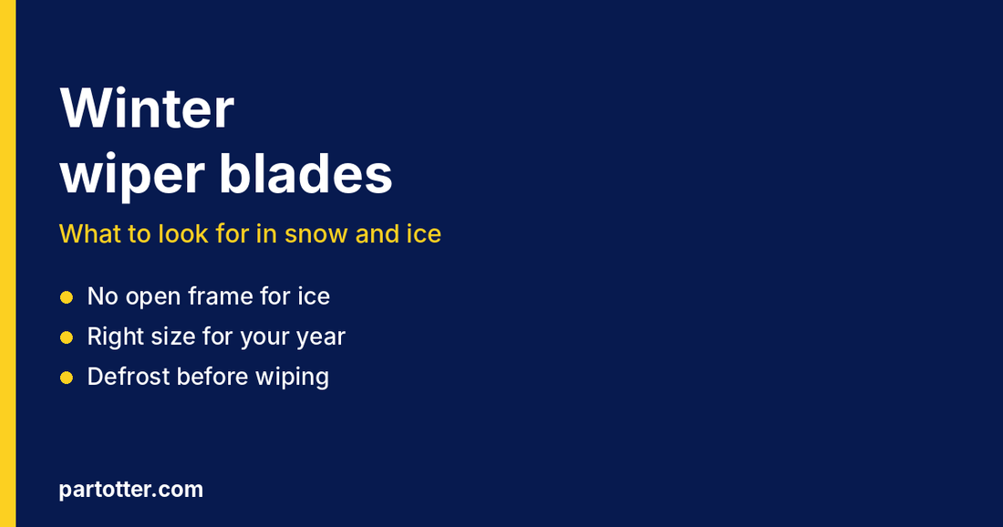 Winter wiper blades guide