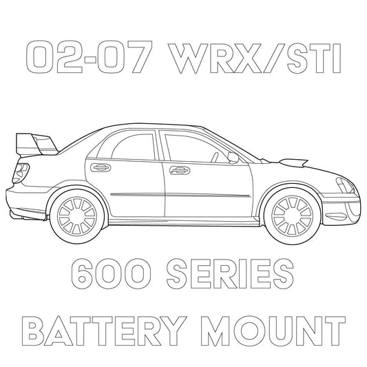 MeLe Design 2002-2007 Subaru WRX/STI 600 Series Battery Mount