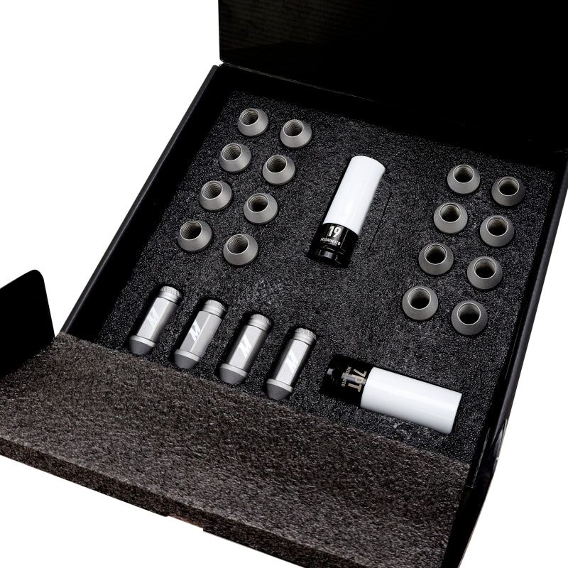 Mishimoto Steel Locking Lug Nuts M14x1.5 20pc Set Black