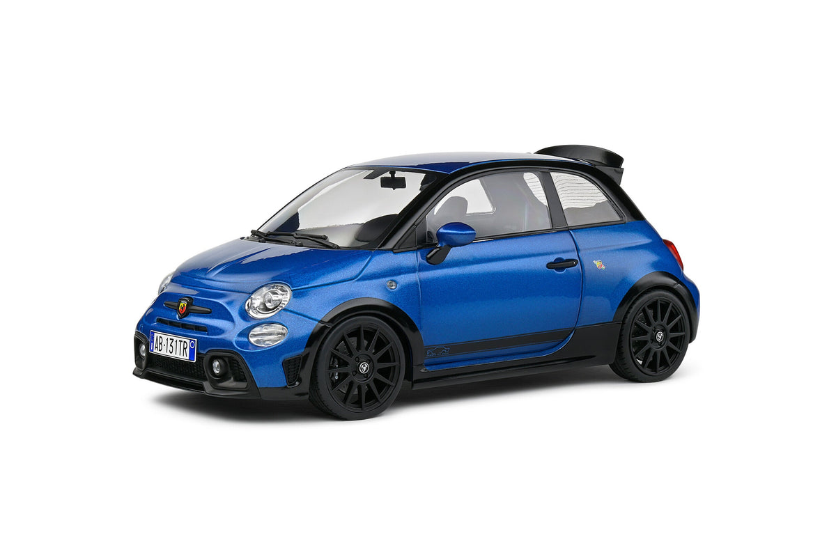 Solido 2022 Fiat 695 (500) Abarth Tribute 131 Rally Blue 1:18