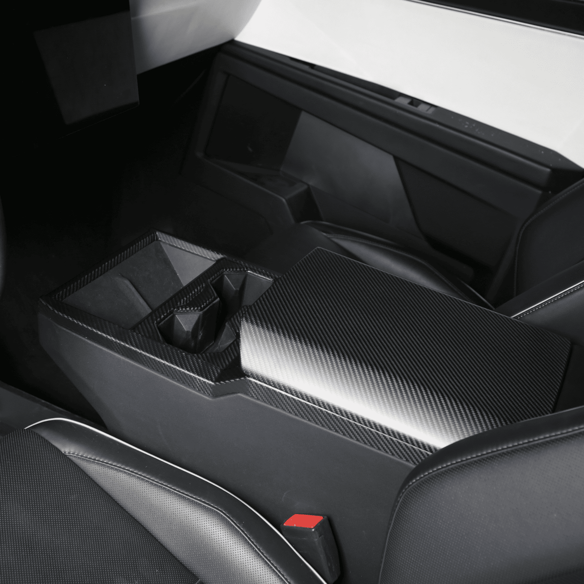 CyberGearco [Real Carbon Fiber] Armrest Cover For Cybertruck
