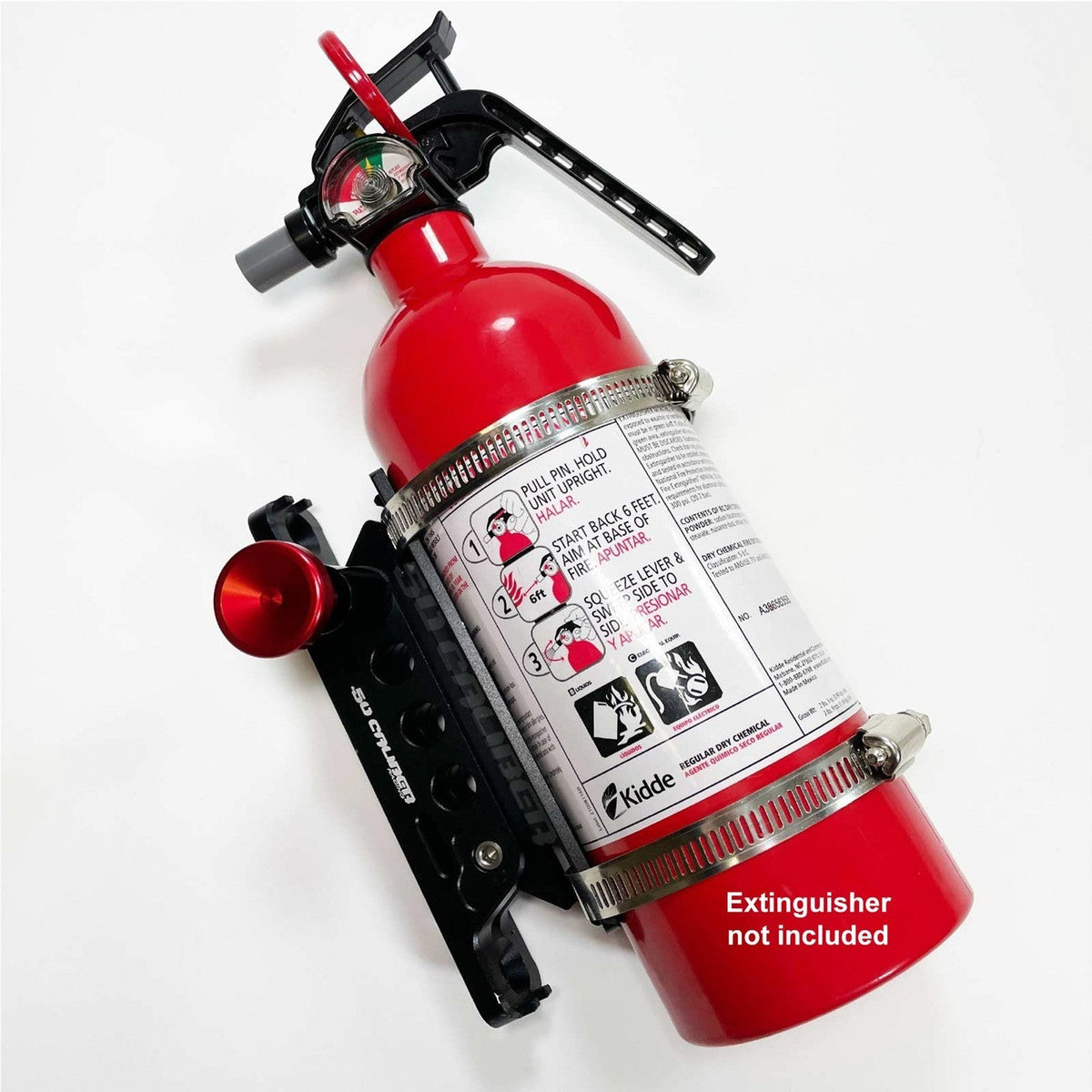 50 Caliber Racing Quick Release Fire Extinguisher Mount