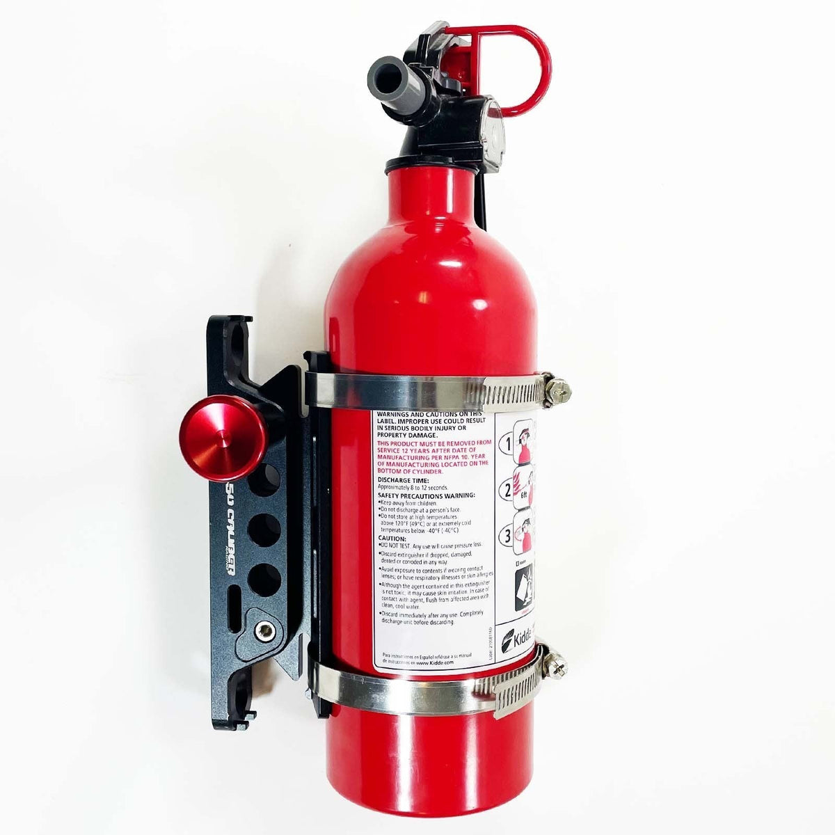 50 Caliber Racing Quick Release Fire Extinguisher Mount