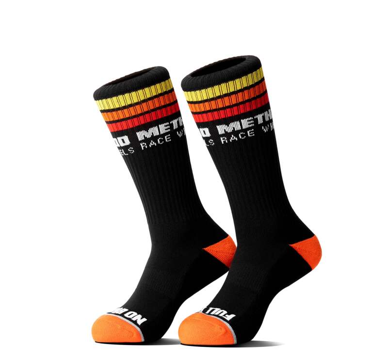 Method Race Wheels Method Classic Stripes Logo Performance Socks - Black