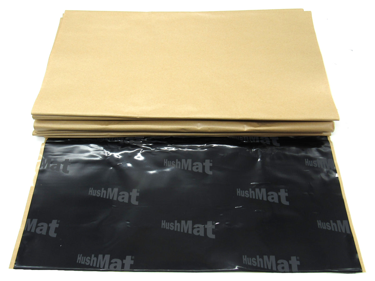 USA HushMat MEGA Bulk Kit – Sound Deadening & Thermal Insulation Sheets for Full Vehicle Coverage (72 Sq Ft, Black Foil)