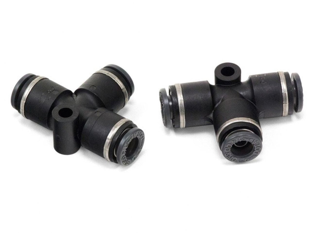 Air Lift Airlift Union Tee - 1/4" Ptc x 1/4" Ptc x 1/4" Ptc-dot-smc #KV2T07-00