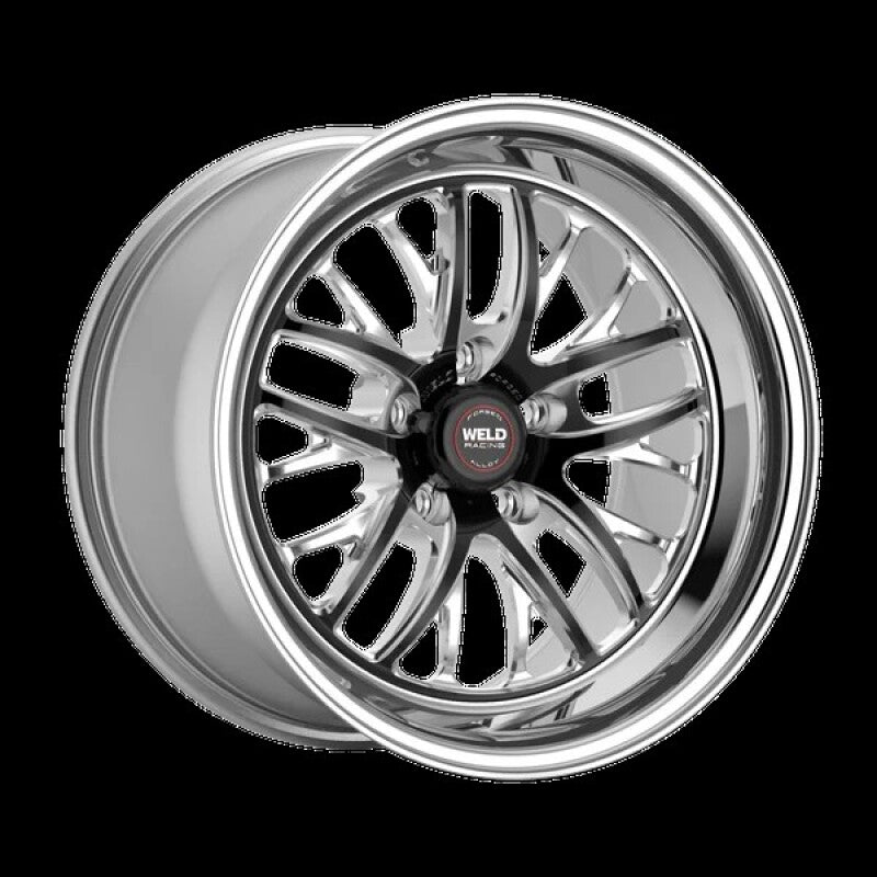 Weld S82 18x8 / 5x4.75 BP / 5.1in. BS (15mm Offset) Black Wheel (High Pad)